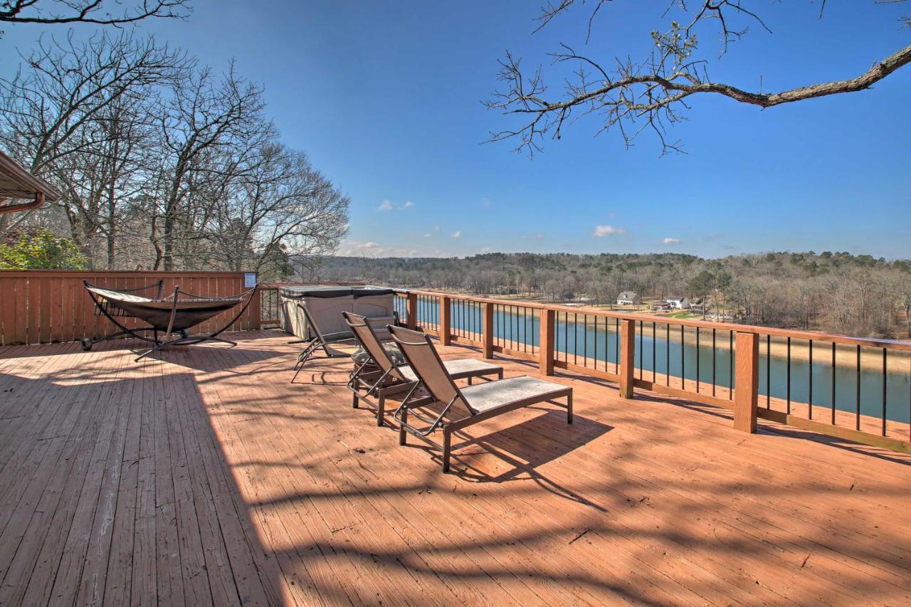 Hot Springs Waterfront Escape With Hot Tub! Villa Bagian luar foto